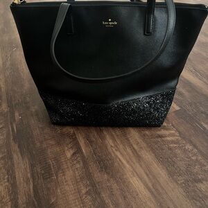Kate Spade Black Elegant Tote Bag